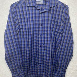 Core Control comfort blue Checkered shirt